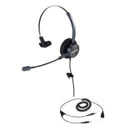 Profesjonalna słuchawka z redukcją szumów do biur  i call center KRONX EXCELLENT 8009 z kablem do telefonu systemowego Slican